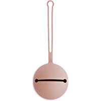 Los mejores  - mushie Portachupete Chupetes Guarda Porta Bebe Funda - Caja de silicona sin BPA (Blush)